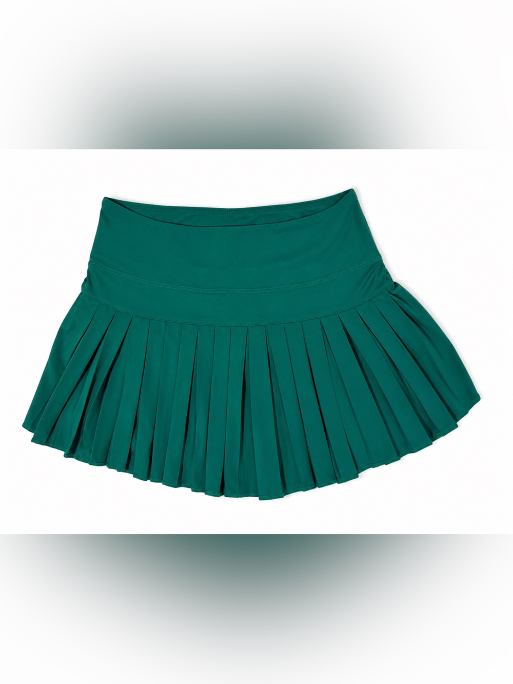 Goldhinge Green Pleated Active Skort